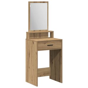 vidaXL Plafondtafel Artisan Eiken 50 x 41 x 140 cm Bewerkt hout