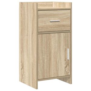 vidaXL Dressoir Sonoma Eiken 40 x 36 x 80 cm Bewerkt hout