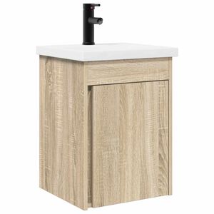 vidaXL Badkamermeubel met kraan Sonoma Eiken 42 x 40 x 74,5 cm