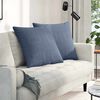vidaXL Sofa Kussens 2 stuks Blauw 60 x 60 cm Cordstof