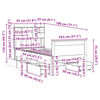 vidaXL Bed met boekenkast zonder matras grenenhout wit 75x190 cm