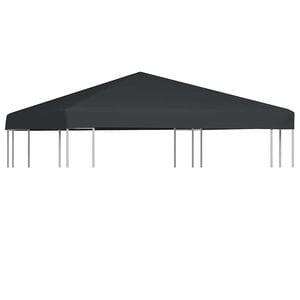 vidaXL Prieeldak 310 g/m&sup2; 3x3 m grijs