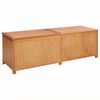 vidaXL Opbergkist 150 x 45 x 45 cm Massief Eikenhout