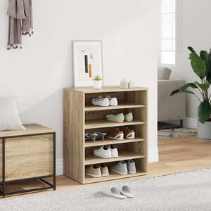 vidaXL Schoenenkast 60x35x70 cm bewerkt hout sonoma eikenkleurig