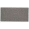 vidaXL Wandhoofdbord 12 st 30 x 15 cm Lichtgrijs Stof