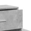 vidaXL Dressoirs 2 st 60x31x70 cm bewerkt hout betongrijs