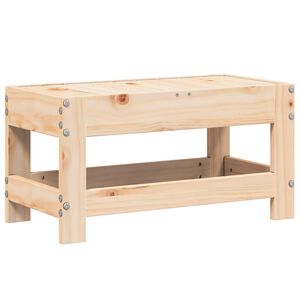 vidaXL Tuinvoetenbank 62x30x32 cm massief grenenhout