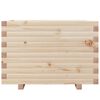 vidaXL Plantenbak 70x40x49,5 cm massief grenenhout