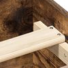 vidaXL Bedframe zonder matras hout gerookt eikenkleurig 90x200 cm