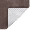 vidaXL Vloerkleed teddy 200x140 cm taupe