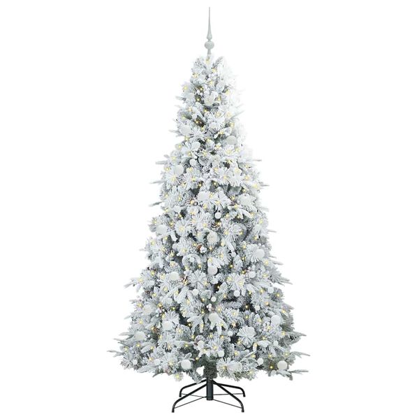 vidaXL Kunstmatige Inklapbare Kerstboom Groen 210 cm PE en PVC