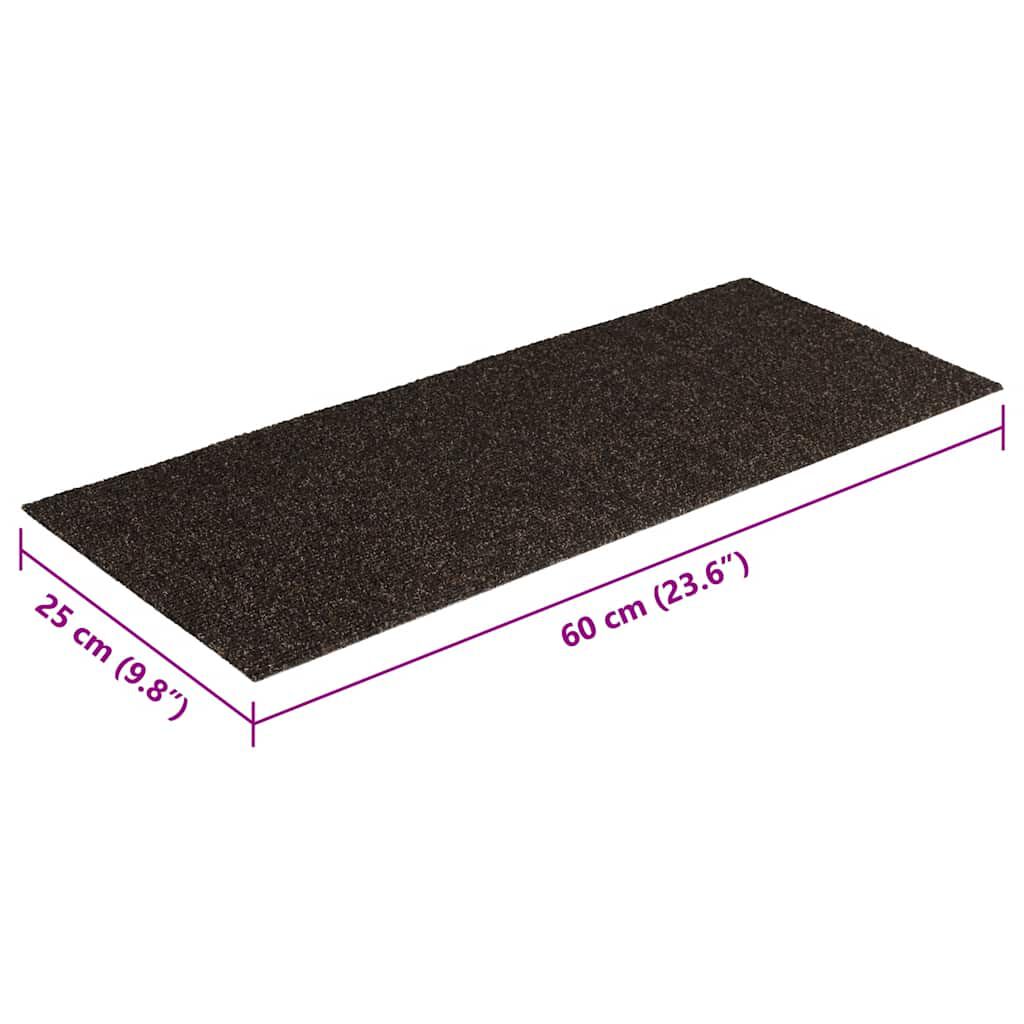 FLOORDIREKT Trapmat - Rügen - Zelfklevend - Rechthoekig - Groen - 23,5 x 65 cm