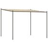 vidaXL Prieel 3x3 m 180 g/m&sup2; stof en staal beige
