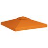 vidaXL Vervangend tentdoek prieel 310 g/m² 3x3 m oranje