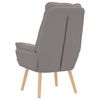 vidaXL Fauteuil Taupe 69 x 74 x 93 cm Sherpa Stof