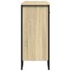 vidaXL Dressoir 97x32,5x74,5 cm bewerkt hout sonoma eikenkleurig