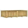 vidaXL Plantenbak verhoogd 196x100x50 cm ge&iuml;mpregneerd grenenhout