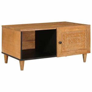 vidaXL Salontafel Licht Bruin 100 x 54 x 40 cm Bewerkt hout