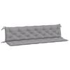 vidaXL Tuinbankkussens 2 st 200x50x7 cm oxford stof grijs