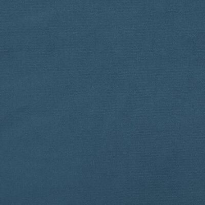 vidaXL Bedframe fluweel donkerblauw 120x190 cm