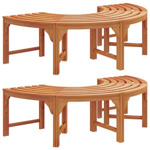 vidaXL Boom bank 8 -Seater 2 st 160 x 80 x 45cm Naturel