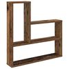 vidaXL Wandplank Oud hout 60 x 11 x 60 cm Bewerkt hout