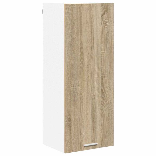 vidaXL Hangkast met opslag Sonoma Eiken 40 x 31 x 100 cm Bewerkt hout