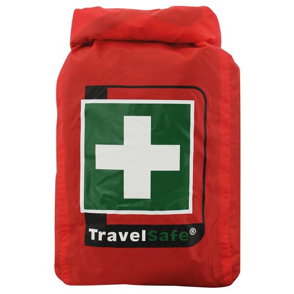 Travelsafe 43-delige EHBO-set Globe Waterproof rood