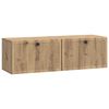 vidaXL Wandbeugel TV-kast 98 x 31 x 30 cm Artisanaal eiken