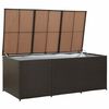 vidaXL Tuinbox 180x90x70 cm poly rattan bruin