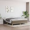 vidaXL Boxspring bed stof taupe 160x200 cm