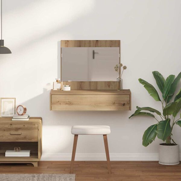 vidaXL Plafondtafel met lade Bruin 83 x 40 x 70 cm Bewerkt hout