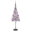 vidaXL Kerstboom met 150 LED met standaard Wit 120 cm PE en staal