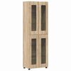 vidaXL Hoge kast FLORIN 60 x 35 x 182 cm Sonoma Eiken Bewerkt hout