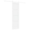 vidaXL Schuifdeur ORKDAL 61 x 198,5 cm Bewerkt hout Wit