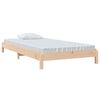 vidaXL Bed stapelbaar 90x190 cm massief grenenhout