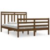 vidaXL Bedframe massief hout honingbruin 140x190 cm