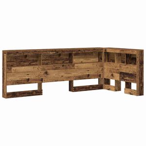 vidaXL Opberghoofdbord Oud Hout Bewerkt hout