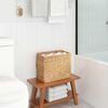 vidaXL Toiletrolhouder Naturel 36 x 18 x 31 cm Waterhyacint
