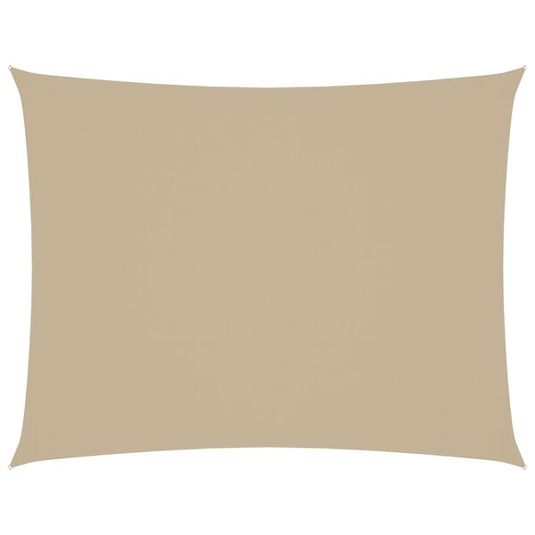 vidaXL Zonnescherm rechthoekig 2x3,5 m oxford stof beige