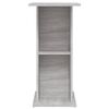 vidaXL Aquariumstandaard 60,5x36x72,5 cm bewerkt hout grijs sonoma