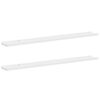 vidaXL Wandschappen 2 st 100x9x3 cm wit