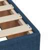 vidaXL Bedframe zonder matras 120x200 cm stof blauw