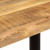 vidaXL Eettafel 120x60x76 cm massief mangohout