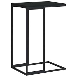 vidaXL Bijzettafel 40x30x59 cm bewerkt hout zwart
