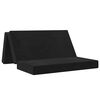 vidaXL Vouwbare Bankbed 160 x 67 x 45 cm Zwart