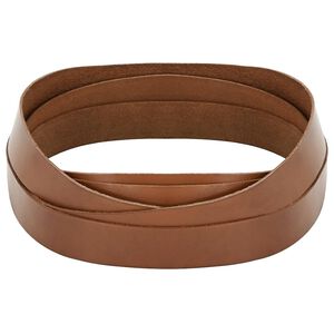 vidaXL Leren riem 1 Bruin 200 x 3,5 cm Leer