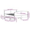vidaXL Bedframe zonder matras massief grenenhout wit 120x200 cm