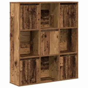 vidaXL Boekenkast 89x24x101,5 cm bewerkt hout oud houtkleurig