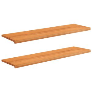 vidaXL Raamkozijnen 2 st Licht Bruin 160 x 40 x 2 cm